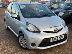 Silver Used 2012 Toyota Aygo Hatchback | £2,150 (Fair price)