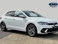 White Used 2022 VW Polo R-line Hatchback | £17,694 (Fair price)