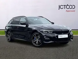 Black Used 2021 BMW 330e M Sport Estate | £25,000 (A bit pricey)