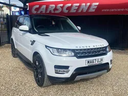 White Used 2017 Land Rover Range Rover Sport HSE SUV | £19,699 (Fair price)