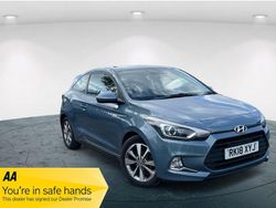 Blue Used 2018 Hyundai i20 SE Coupe | £6,795 (Fair price)
