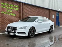 White Used 2014 Audi A7 S-Line Hatchback | £11,995 (Fair price)
