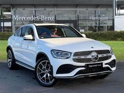 White Used 2022 Mercedes GLC300e AMG Line Premium Plus Coupe | £36,500 (Fair price)