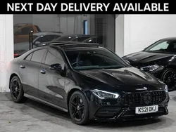 Black Used 2021 Mercedes CLA220 AMG line Sedan | £25,995 (Fair price)