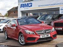 Red Used 2016 Mercedes E220 AMG line Cabriolet | £10,950 (Good price)