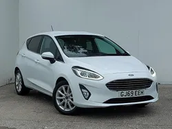 White Used 2019 Ford Fiesta Titanium Hatchback | £8,998 (Fair price)