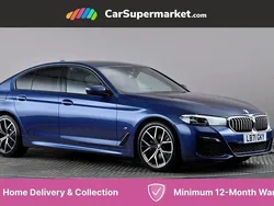 Blue Used 2022 BMW 520 M Sport Sedan | £26,187 (Good price)