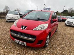 Red Used 2010 Peugeot 107 Hatchback | £2,995 (Fair price)