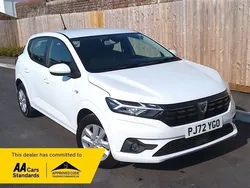 White Used 2022 Dacia Sandero Comfort Hatchback | £10,995 (Fair price)