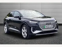 Black Used 2022 Audi Q4 Sportback e-tron S-Line SUV | £27,850