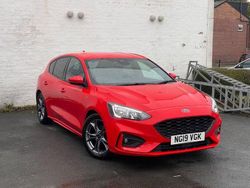 Red Used 2019 Ford Focus ST-Line Hatchback | £9,919 (Fair price)