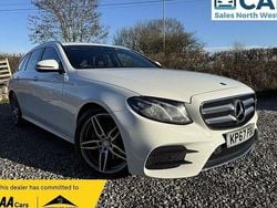 White Used 2017 Mercedes E220 AMG line Estate | £14,890 (Good price)