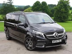 Black Used 2024 Mercedes V300 AMG line MPV | £63,997 (Good price)