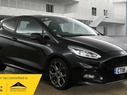 Black Used 2018 Ford Fiesta ST-Line X Hatchback | £8,995 (Fair price)