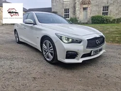White Used 2015 Infiniti Q50 Sport Tech Sedan | £5,749 (Fair price)