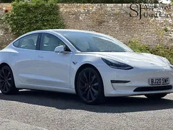 White Used 2020 Tesla Model 3 Performance Sedan | £16,850 (Good price)