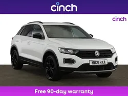 White Used 2021 VW T-Roc Black Edition SUV | £20,799 (Fair price)