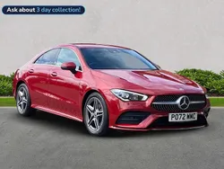 Red Used 2022 Mercedes CLA180 AMG Line Premium Sedan | £25,599 (Fair price)
