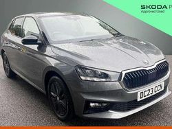 Graphite grey metallic body / black magic pearl effect roof Used 2023 Skoda Fabia Colour Edition Hatchback | £14,595 (Fair price)