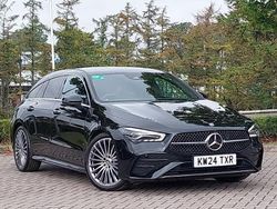 Black Used 2024 Mercedes CLA220 AMG Line Premium Sedan | £30,498 (A bit pricey)
