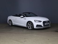 White Used 2018 Audi A5 Cabriolet S-Line Cabriolet | £13,490 (Fair price)