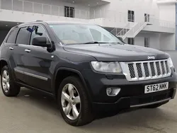 Black Used 2012 Jeep Grand Cherokee Overland SUV | £9,950