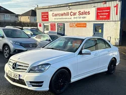 White Used 2013 Mercedes C350 AMG Sedan | £6,495 (Super price)