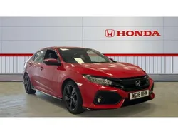 Red Used 2018 Honda Civic Sport Hatchback | £16,096 (Fair price)