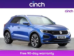 Blue Used 2021 VW T-Roc R-line SUV | £20,349 (Fair price)
