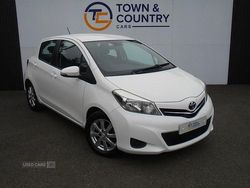 White Used 2013 Toyota Yaris Hatchback | £5,950 (Fair price)