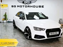 White Used 2019 Audi A4 Black Edition Sedan | £16,395 (Fair price)