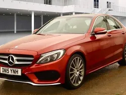 Red Used 2015 Mercedes C220 AMG Line Premium Sedan | £9,980 (A bit pricey)
