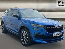 Blue Used 2024 Skoda Kodiaq SportLine SUV | £36,490 (Fair price)