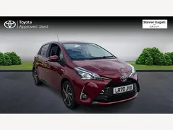 Red Used 2020 Toyota Yaris Hybrid Hatchback | £14,614 (Fair price)