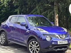 Blue Used 2018 Nissan Juke Tekna SUV | £8,795 (Fair price)