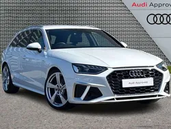 White Used 2022 Audi A4 S-Line Estate | £24,791 (Good price)
