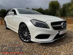 White Used 2016 Mercedes CLS220 AMG Line Premium Coupe | £14,995 (Fair price)