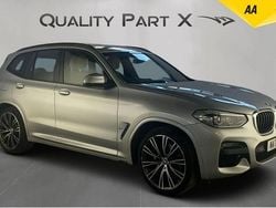 Silver Used 2021 BMW X3 M Sport SUV | £19,200 (Good price)