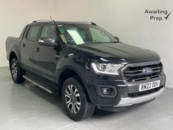 Black Used 2022 Ford Ranger Wildtrack Pickup | £17,450 (Good price)