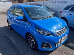 Blue Used 2017 Peugeot 108 Allure Hatchback | £4,290 (Fair price)