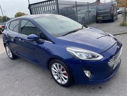 Blue Used 2018 Ford Fiesta Titanium Hatchback | £6,989 (Good price)