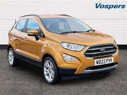 Yellow Used 2022 Ford Ecosport Titanium SUV | £12,200 (Fair price)
