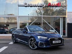 Blue Used 2022 Audi A5 Cabriolet Black Edition Cabriolet | £32,290 (Expensive)