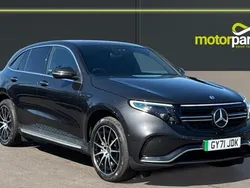 Grey metallic Used 2022 Mercedes EQC400 AMG line SUV | £26,166 (Super price)
