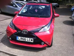 Red Used 2016 Toyota Aygo x-press Hatchback | £8,750 (Fair price)