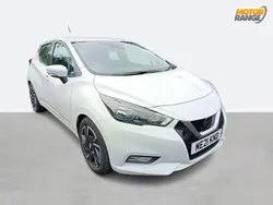White Used 2021 Nissan Micra Acenta Hatchback | £11,495 (Fair price)