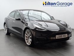 Black Used 2019 Tesla Model 3 Performance Sedan | £18,850 (Fair price)