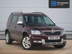 Maroon Used 2015 Skoda Yeti SE L SUV | £10,980 (Fair price)
