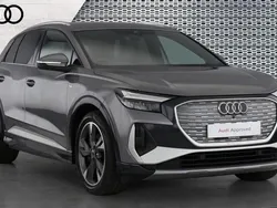 Grey Used 2022 Audi Q4 e-tron S-Line SUV | £21,573 (Fair price)