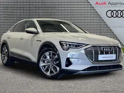 Beige Used 2021 Audi e-tron Sportback Advanced SUV | £25,295 (Fair price)